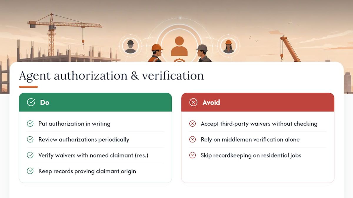 Agent Authorization and the Residential Verification Rule — overview diagram